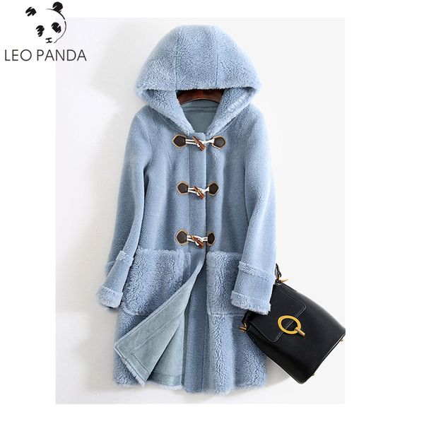 2019 women's fall winter long sheep shear coat 100% wool hooded horn button coat large size 3xl, Black
2019 women's fall winter long sheep shear coat 100% wool hooded horn button coat large size 3xl, Black