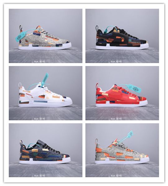 

2019 новое прибытие wmns lunar force 1 duckboot low3d мода повседневная кроссовки для мужчин высокого качества трикотажные джинсовые мозаика, White;red