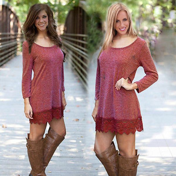 fashion women's loose casual long sleeve party cocktail short mini dress, Black;gray
fashion women's loose casual long sleeve party cocktail short mini dress, Black;gray