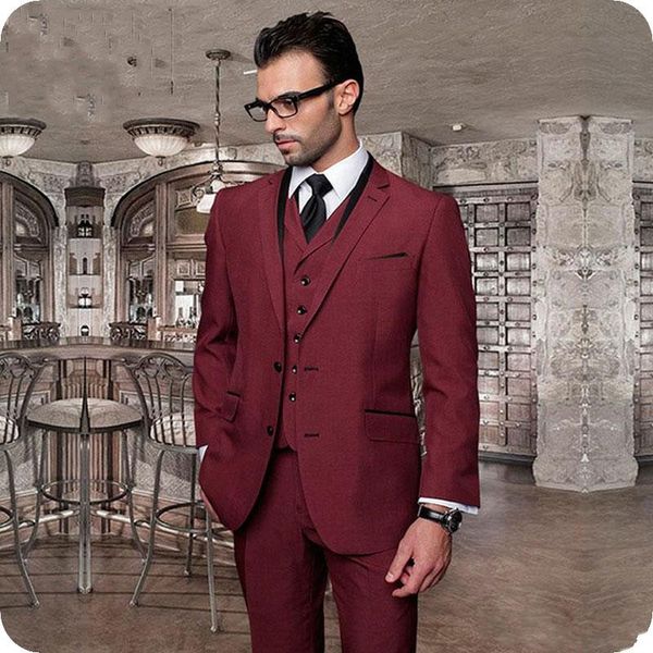 classic designe red groom tuxedos notch lapel two button groomsmen mens wedding tuxedos excellent man blazer suit(jacket+pants+vest+tie) 767, Black;gray
classic designe red groom tuxedos notch lapel two button groomsmen mens wedding tuxedos excellent man blazer suit(jacket+pants+vest+tie) 767, Black;gray