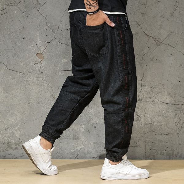men's jeans summer size men size., Blue