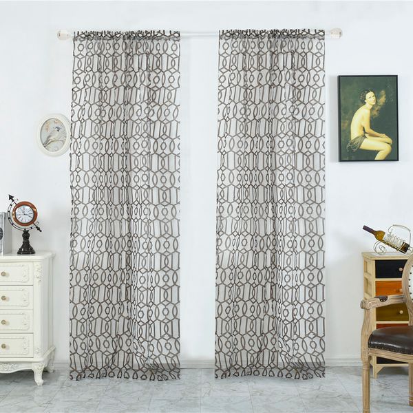 

light filtering translucent curtains rod pocket bedroom living room balcony window panels tulle blinds