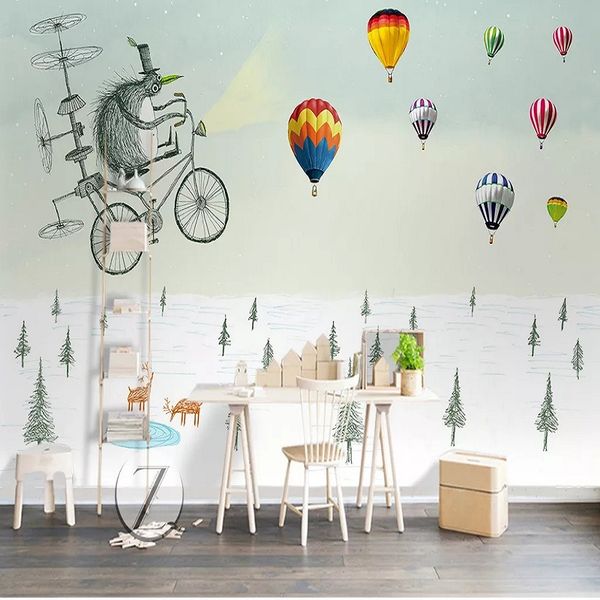 custom large mural 3d wallpaper cartoon nordic creative animal flying bike bedroom mural tv back wall decor deep 5d embossed
custom large mural 3d wallpaper cartoon nordic creative animal flying bike bedroom mural tv back wall decor deep 5d embossed