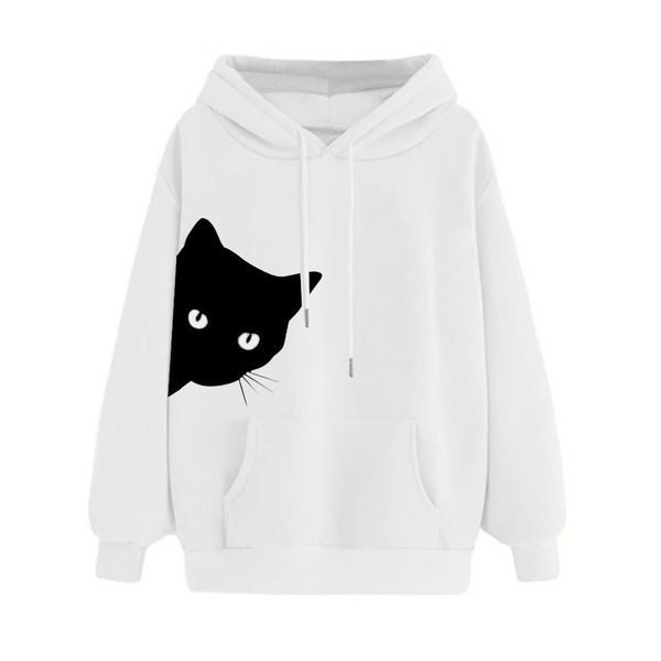 casual pullover women autumn winter sweatsuit long sleeve cat kitty print sweatershirt pocket drawstring hoodies bluzy damskie, Black
casual pullover women autumn winter sweatsuit long sleeve cat kitty print sweatershirt pocket drawstring hoodies bluzy damskie, Black