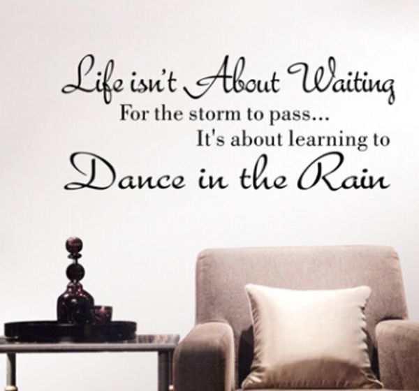 life isn't about waiting quote wall sticker alphabet phrase wall stickers pvc art vinyl murals home decoration
life isn't about waiting quote wall sticker alphabet phrase wall stickers pvc art vinyl murals home decoration