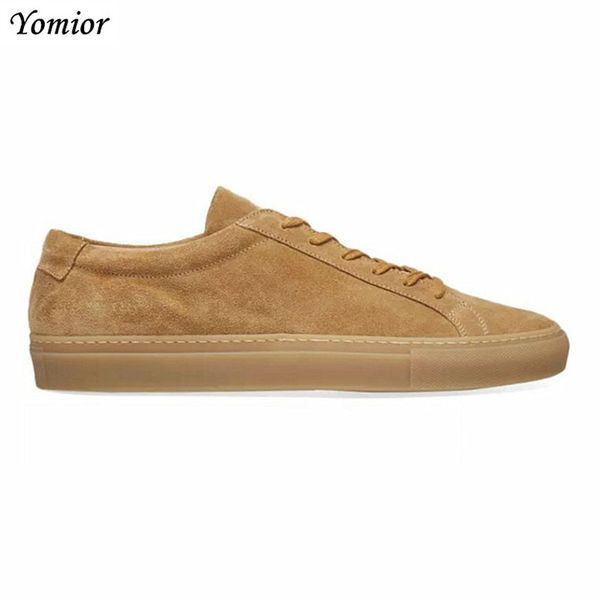 yomior handmade quality cow leather men casual shoes flats breathable loafers vintage british big size luxury dress sneakers, Black 
yomior handmade quality cow leather men casual shoes flats breathable loafers vintage british big size luxury dress sneakers, Black