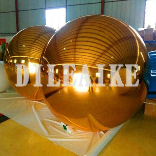 1m/2m Diameter 0.4mm Pvc Inflatable Mirror Ball /decorative Ball Used For Storefront Or Square Advertising Campaign Or Decoration