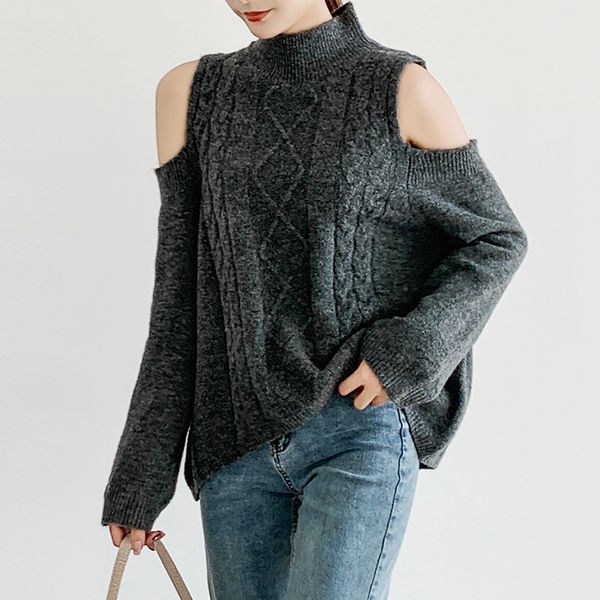 casual women sweater off shoulder long sleeve women pullovers autumn winter crochet knitted warm outwear sweaters coat, White;black
casual women sweater off shoulder long sleeve women pullovers autumn winter crochet knitted warm outwear sweaters coat, White;black