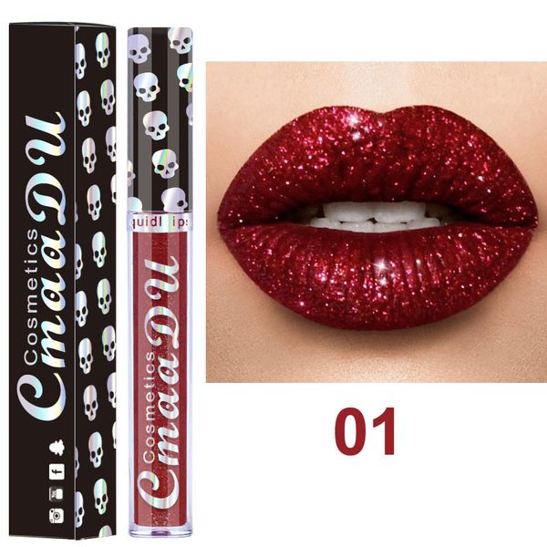 cmaadu shimmer shining lip gloss waterproof lipstick diamond glitter 3.5ml liquid lipstick cosmetics
cmaadu shimmer shining lip gloss waterproof lipstick diamond glitter 3.5ml liquid lipstick cosmetics