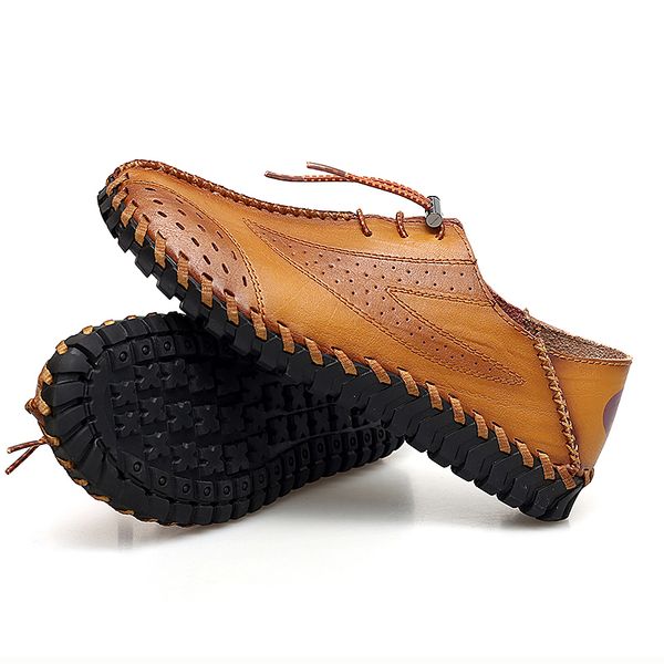 leather casual shoes men size 38-47 summer breathable leather shoes brogue sewing footwear men spring casual elastic band, Black
leather casual shoes men size 38-47 summer breathable leather shoes brogue sewing footwear men spring casual elastic band, Black
