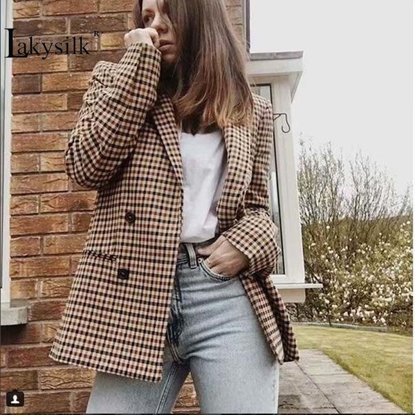 мода двубортный плед пиджак женщин с длинным рукавом тонкие офисные женские пиджаки с надрезом 2019 свободного покроя осень куртка пальто же, White;black
мода двубортный плед пиджак женщин с длинным рукавом тонкие офисные женские пиджаки с надрезом 2019 свободного покроя осень куртка пальто же, White;black