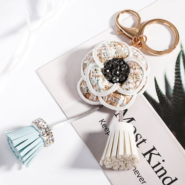 flower key chain women fashion korean tassel keychain crystal key chain for women bag car pendant jewelry gifts, Silver
flower key chain women fashion korean tassel keychain crystal key chain for women bag car pendant jewelry gifts, Silver