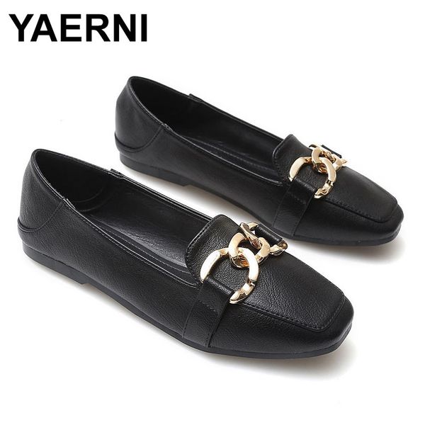 yaerni classic square toe flat loafers woman shoes chains decoration slip on shoes flats retro two wear zapatos mujer, Black
yaerni classic square toe flat loafers woman shoes chains decoration slip on shoes flats retro two wear zapatos mujer, Black
