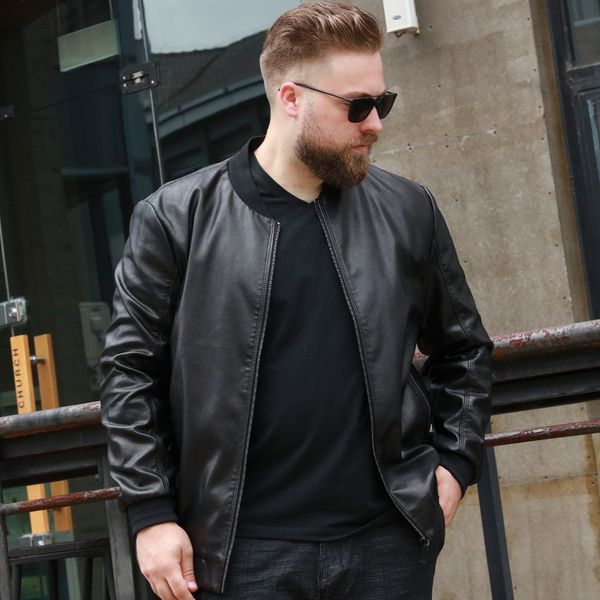 autumn new leather jacket men casual pu leather motorcycle jacket trend wild outwears plus size 3xl-7xl, Black
autumn new leather jacket men casual pu leather motorcycle jacket trend wild outwears plus size 3xl-7xl, Black