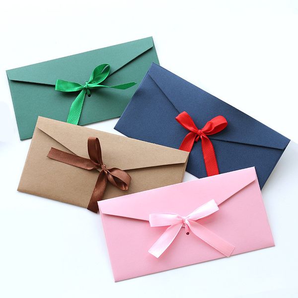 5pcs/pack vintage bowknot solid color greeting card envelope wedding birthday party baby shower ribbon invitation letter
5pcs/pack vintage bowknot solid color greeting card envelope wedding birthday party baby shower ribbon invitation letter