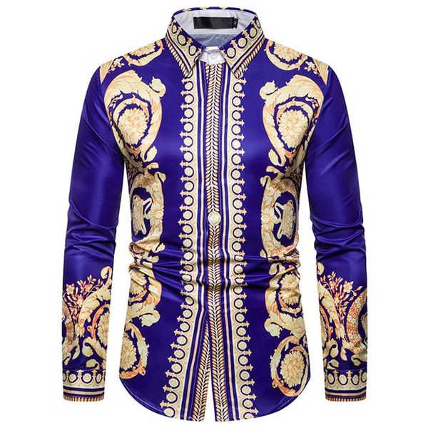 chemise homme 2019 autumn new long-sleeved shirt slim fit youth fashion casual personality printing 3d men shirt xxxl, White;black
chemise homme 2019 autumn new long-sleeved shirt slim fit youth fashion casual personality printing 3d men shirt xxxl, White;black