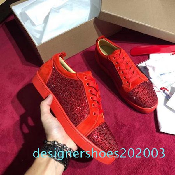 cute sneakers red bottom shoe low cut suede spike luxury shoes for men and women shoes party wedding crystal leather sneakers zone d03, Black
cute sneakers red bottom shoe low cut suede spike luxury shoes for men and women shoes party wedding crystal leather sneakers zone d03, Black