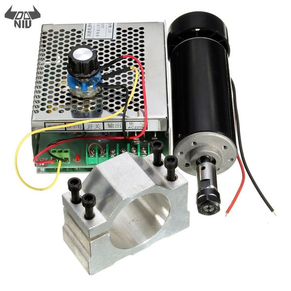 daniu er11 chuck cnc 500w spindle motor with 52mm clamps and power supply speed governor
daniu er11 chuck cnc 500w spindle motor with 52mm clamps and power supply speed governor