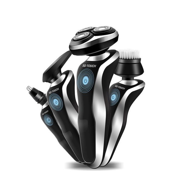 4 in 1 electric shaver for men wet & dry shaving machine rechargeable nose trimmer sideburn cutter facial cleaning tools
4 in 1 electric shaver for men wet & dry shaving machine rechargeable nose trimmer sideburn cutter facial cleaning tools