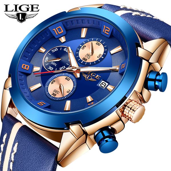 2019 lige brand gift chronograph analog quartz watch date luminous men watches waterproof leather watch man relogio masculino, Slivery;brown
2019 lige brand gift chronograph analog quartz watch date luminous men watches waterproof leather watch man relogio masculino, Slivery;brown