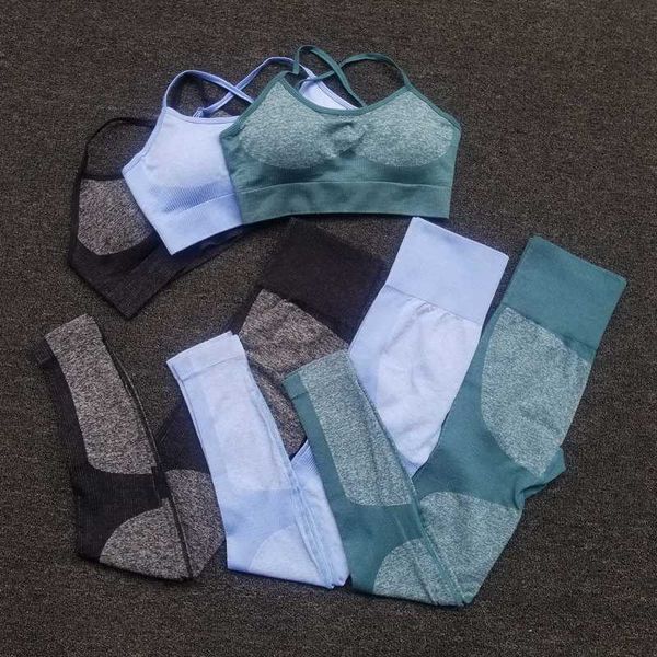 women seamless yoga set gym fitness clothing strappy bra leggings high waist yoga leggings set running sportswear sports suits
women seamless yoga set gym fitness clothing strappy bra leggings high waist yoga leggings set running sportswear sports suits