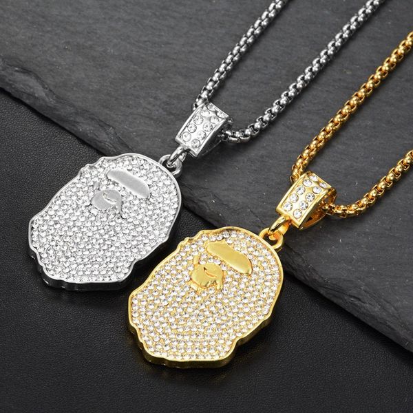 2020 hip hop cubic zirconia pendant necklaces gold silver metal popcorn long chain necklace for men full crystal nightclub bar jewelry
2020 hip hop cubic zirconia pendant necklaces gold silver metal popcorn long chain necklace for men full crystal nightclub bar jewelry