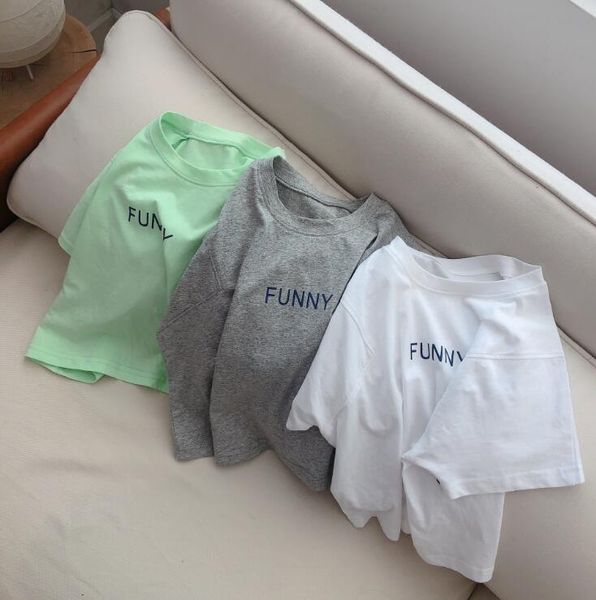 2020 new girls boys t-shirt summer short sleeve cotton fashion kids 1-7t ho936, Blue
2020 new girls boys t-shirt summer short sleeve cotton fashion kids 1-7t ho936, Blue