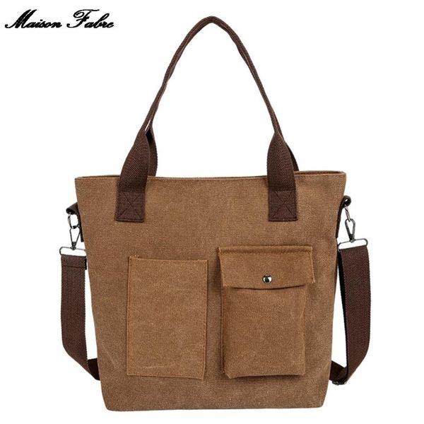 maison fabre fashion women's retro solid color large capacity canvas handbag shoulder bag shopping bag travel
maison fabre fashion women's retro solid color large capacity canvas handbag shoulder bag shopping bag travel