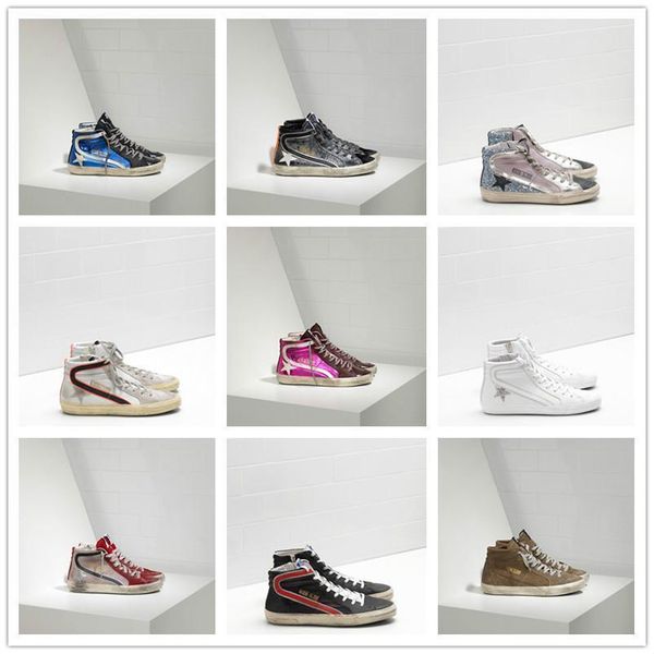 2019 italy stars golden old style star fashion sneakers genuine leather mens womens casual shoes gooses trainer superstar slide g-024golden, Black
2019 italy stars golden old style star fashion sneakers genuine leather mens womens casual shoes gooses trainer superstar slide g-024golden, Black