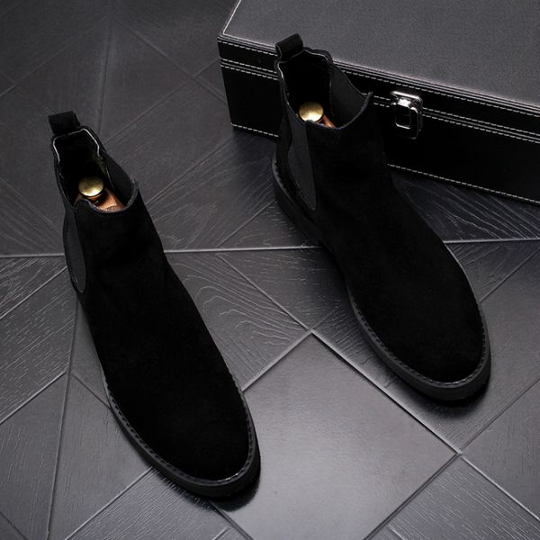 men casual cowboy boots black brown natural leather shoes platform boot spring autumn ankle botas masculina zapatos male
men casual cowboy boots black brown natural leather shoes platform boot spring autumn ankle botas masculina zapatos male