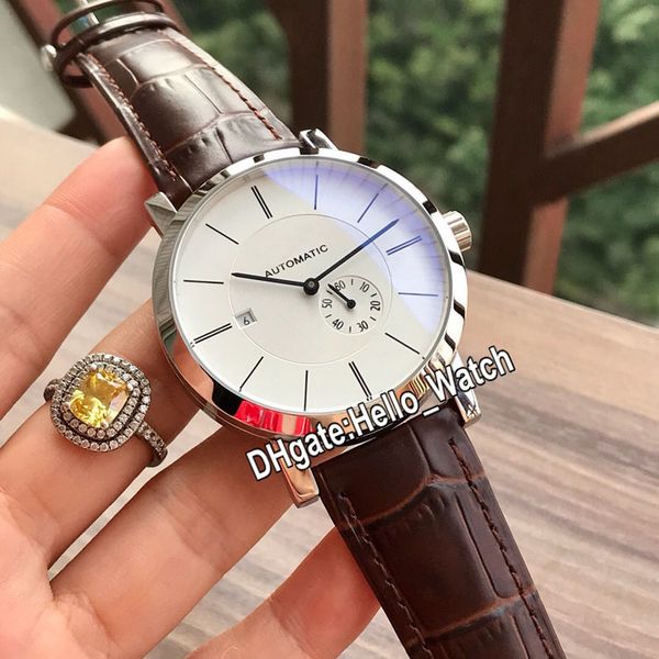 new altiplano 9 o'clock date steel caes g0a38131 g0a38130 miyota 8215 automatic mens watch white dial leather strap watches hello_watch, Slivery;brown
new altiplano 9 o'clock date steel caes g0a38131 g0a38130 miyota 8215 automatic mens watch white dial leather strap watches hello_watch, Slivery;brown