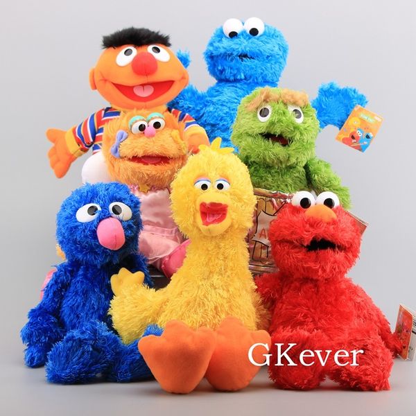 21-40cm hand puppet sesame street plush toys doll elmo ernie grover oscar zoe bert stuffed puppet toys women kids party gift y200703
21-40cm hand puppet sesame street plush toys doll elmo ernie grover oscar zoe bert stuffed puppet toys women kids party gift y200703
