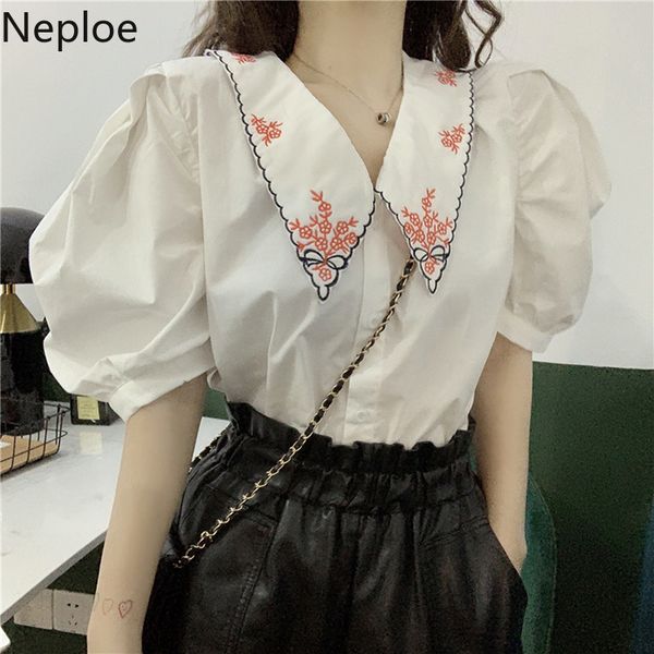 neploe korean sweet women blouse floral embroidery turn down collar half puff sleeve shirt 2020 new blusas mujer de moda 4a441, White
neploe korean sweet women blouse floral embroidery turn down collar half puff sleeve shirt 2020 new blusas mujer de moda 4a441, White