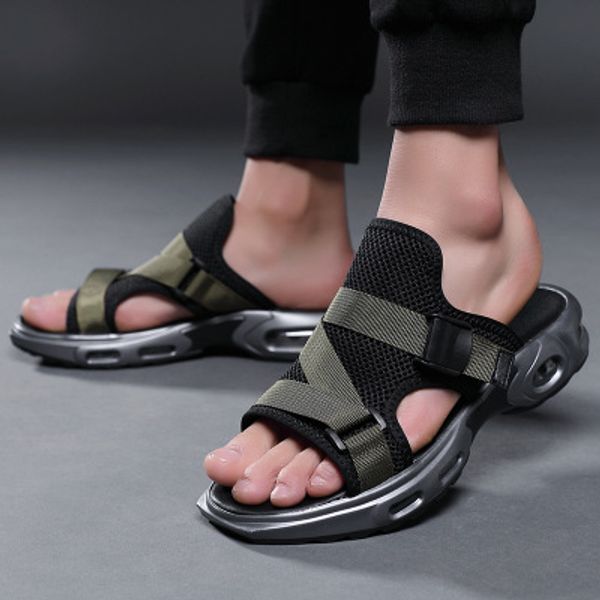 air cushion slippers men vacation wearproof antiskid slipper with soft sole mesh slipper hollow shoes for summer slip on slippers zy393, Black
air cushion slippers men vacation wearproof antiskid slipper with soft sole mesh slipper hollow shoes for summer slip on slippers zy393, Black