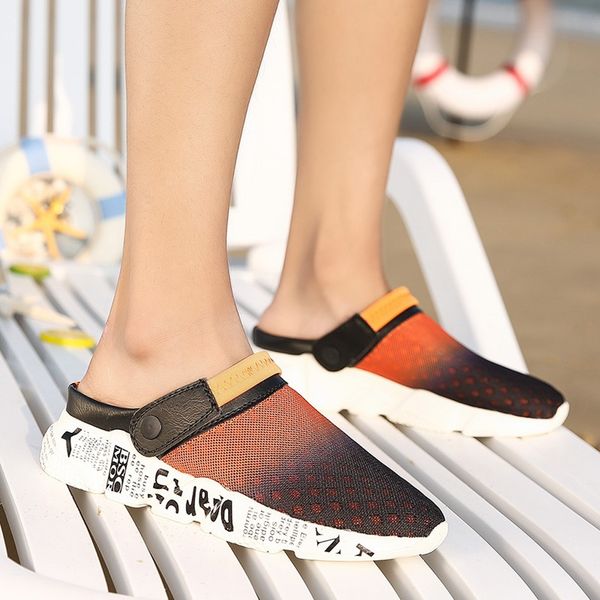 big size 39-46 men summer shoes sandals new breathable beach flip flops slip on mens slippers mesh lighted shoes, Black
big size 39-46 men summer shoes sandals new breathable beach flip flops slip on mens slippers mesh lighted shoes, Black