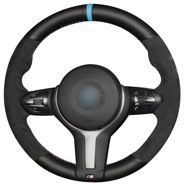 hand sewing custom black leather black suede car steering wheel cover for bmw g30 530i 540i 520d 530e 2016-2018 g32 630i 630d
hand sewing custom black leather black suede car steering wheel cover for bmw g30 530i 540i 520d 530e 2016-2018 g32 630i 630d