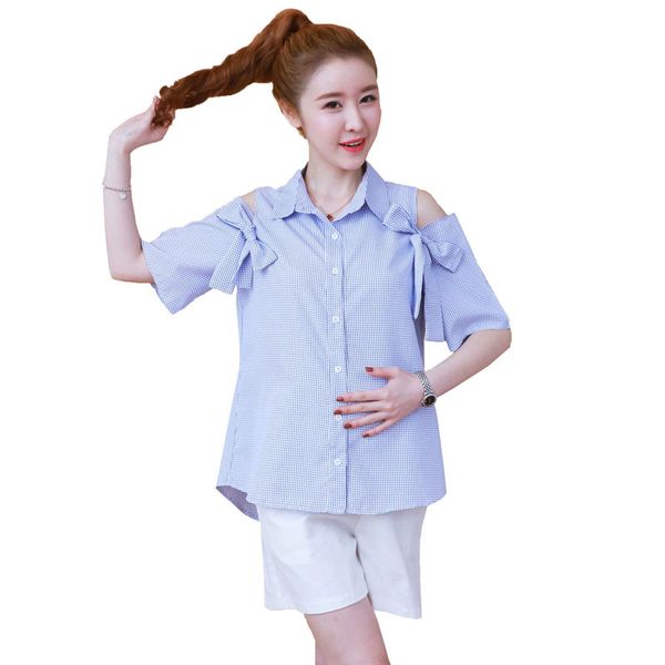 maternity clothes set fashion plaid strapless pregnancy shirt casual lapel button shorts 2pcs clothes for pregnant women
maternity clothes set fashion plaid strapless pregnancy shirt casual lapel button shorts 2pcs clothes for pregnant women