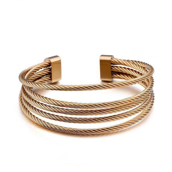 stainless steel multi-storey bracelet women brand jewelry rose gold silver bracelets ladies female fashion opening bracelet gift, Black
stainless steel multi-storey bracelet women brand jewelry rose gold silver bracelets ladies female fashion opening bracelet gift, Black