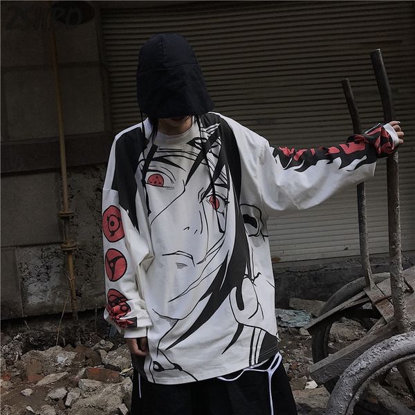 dressing2020 naruto uchiha itachi sharingan print men's tshirt long sleeve harajuku t shirt japanese anime streetwear hip hop t-shirt, White;black
dressing2020 naruto uchiha itachi sharingan print men's tshirt long sleeve harajuku t shirt japanese anime streetwear hip hop t-shirt, White;black