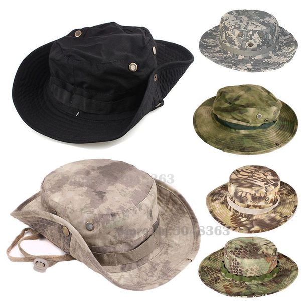 military boonie hat camouflage tactical cap us army camo caps men outdoor sports sun bucket cap fishing hiking hunting hats, Black;white
military boonie hat camouflage tactical cap us army camo caps men outdoor sports sun bucket cap fishing hiking hunting hats, Black;white