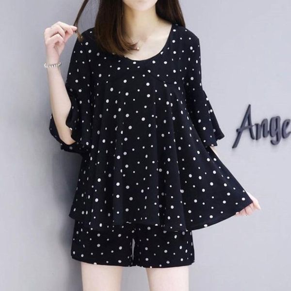 plus size womens blouse fashion half sleeve dot printing o-neck blouses shirt shorts suit ruffle loose blouse s-l4 #lr1, White
plus size womens blouse fashion half sleeve dot printing o-neck blouses shirt shorts suit ruffle loose blouse s-l4 #lr1, White