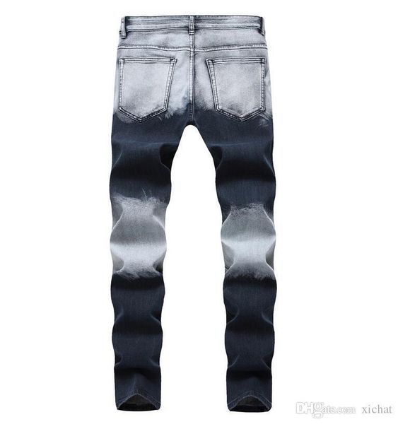 unique men stretch blue jeans slim fit designer gradation straight panelled biker motorcycle denim pants streetwear qkn2200
unique men stretch blue jeans slim fit designer gradation straight panelled biker motorcycle denim pants streetwear qkn2200