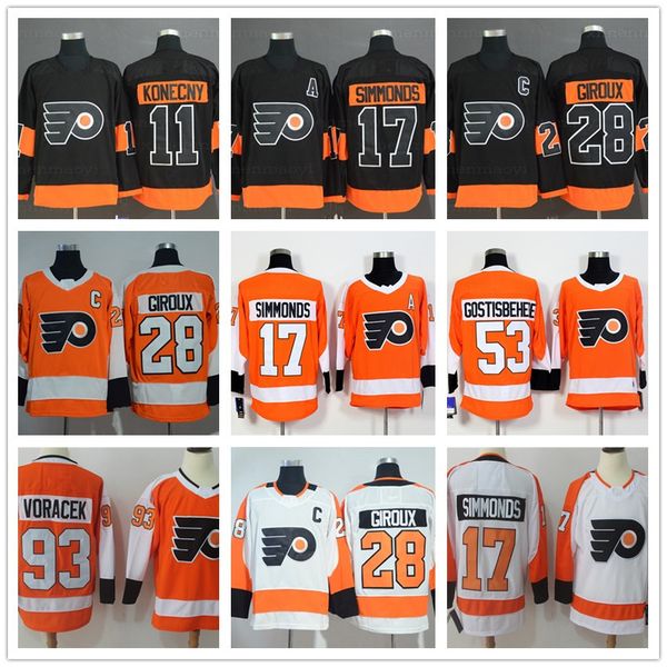 Philadelphia Flyers 28 Claude Giroux 53 Shayne Gostisbehere 11 Travis Konecny 17 Wayne Simmonds 93 Jakub Voracek Hockey Jerseys Stitched
Philadelphia Flyers 28 Claude Giroux 53 Shayne Gostisbehere 11 Travis Konecny 17 Wayne Simmonds 93 Jakub Voracek Hockey Jerseys Stitched