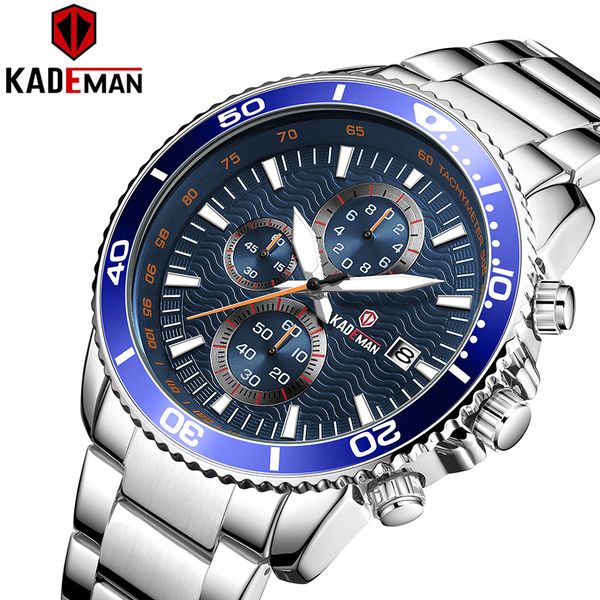 kademan mens watch watch waterproof steel quartz wristwatch sports male for men relogio masculino, Slivery;brown
kademan mens watch watch waterproof steel quartz wristwatch sports male for men relogio masculino, Slivery;brown