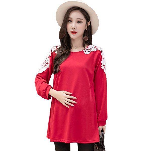 maternity shirts with lace long sleeve loose clothes for pregnant women maternity blouses and pregnancy shirt, White
maternity shirts with lace long sleeve loose clothes for pregnant women maternity blouses and pregnancy shirt, White