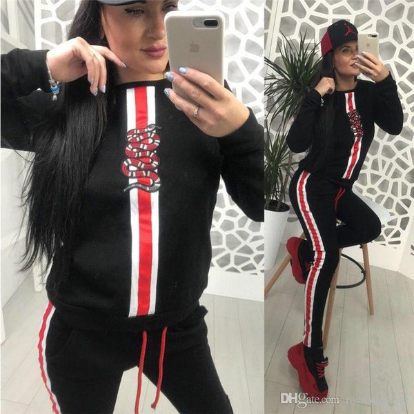19ss женщины змеи костюмы весна спорт повседневный топы брюки 2pcs одежда наборы костюмы, White
19ss женщины змеи костюмы весна спорт повседневный топы брюки 2pcs одежда наборы костюмы, White