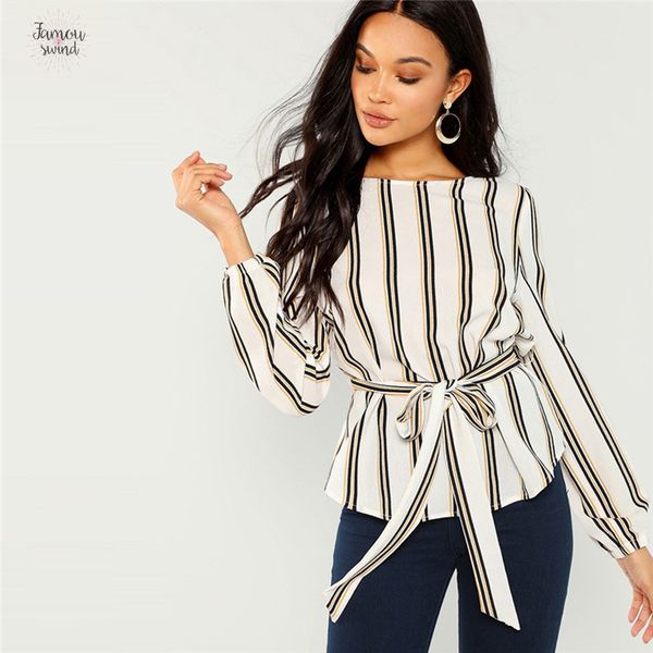 блуза белый управление леди workwear полосатый печати scoop neck с длинным рукавом новая осень elegant женщины топы и блузки, White
блуза белый управление леди workwear полосатый печати scoop neck с длинным рукавом новая осень elegant женщины топы и блузки, White