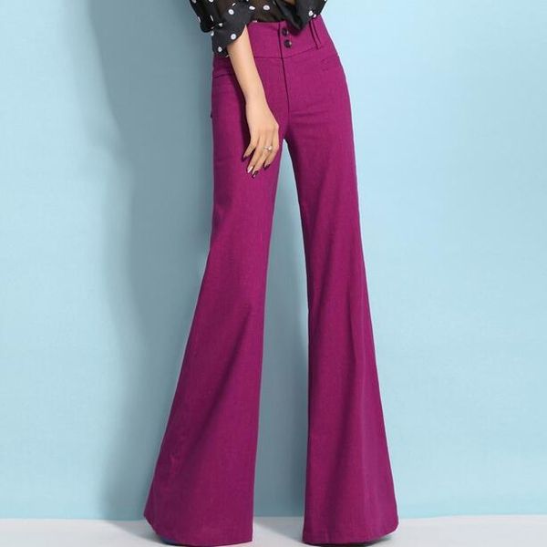 womens vintage loose women pants trousers high waist pocket front flare wide leg office career capris work wear black dc190, Black;white
womens vintage loose women pants trousers high waist pocket front flare wide leg office career capris work wear black dc190, Black;white