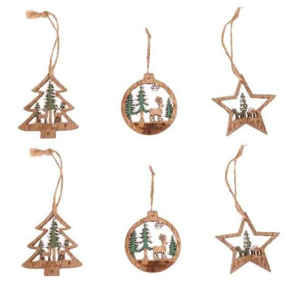 6pcs christmas tree decoration wooden festive ornament hollow out hanging pendant with twines for christmas party
6pcs christmas tree decoration wooden festive ornament hollow out hanging pendant with twines for christmas party