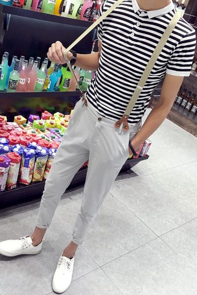 new 2017 men's clothing hair stylist casual british wind straps pants suspenders bib pants harem costumes, Black
new 2017 men's clothing hair stylist casual british wind straps pants suspenders bib pants harem costumes, Black